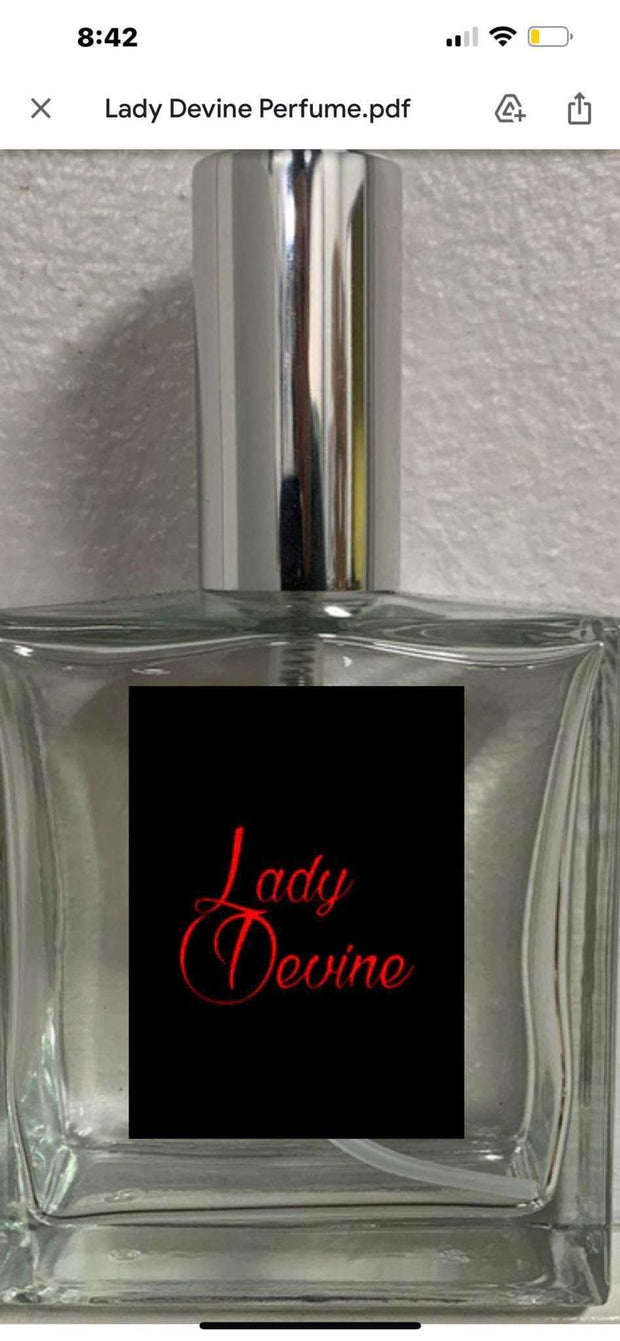 Devine Lux Lady Devine PerfumeIndulge in the enchanting aroma of Lady Devine Perfume by Devine Lux. 🌸 Let this captivating fragrance transport you to a world of elegance and sophistication. 🌺 WPerfumesDeVine Lux Clothing & ApparelDevine Lux Lady Devine Perfume