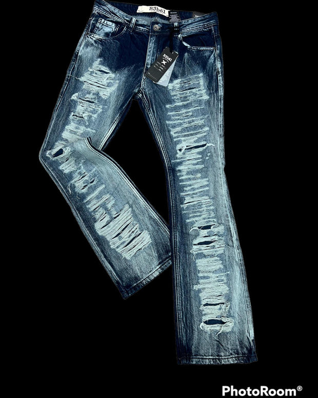 Devine Lux Men Cracked Jeans