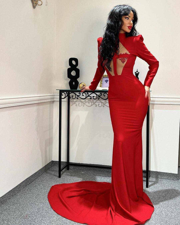 Devine Lux Custom Made Red Mermaid Prom DressesIndulge in the epitome of elegance with the Devine Lux Red Mermaid Prom Dresses. Crafted to perfection, these dresses exude sophistication and glamour, making you thDeVine Lux Clothing & ApparelDevine Lux Red Mermaid Prom Dresses