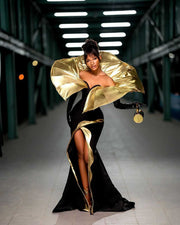 Devine Lux Glamorous Gold Gown