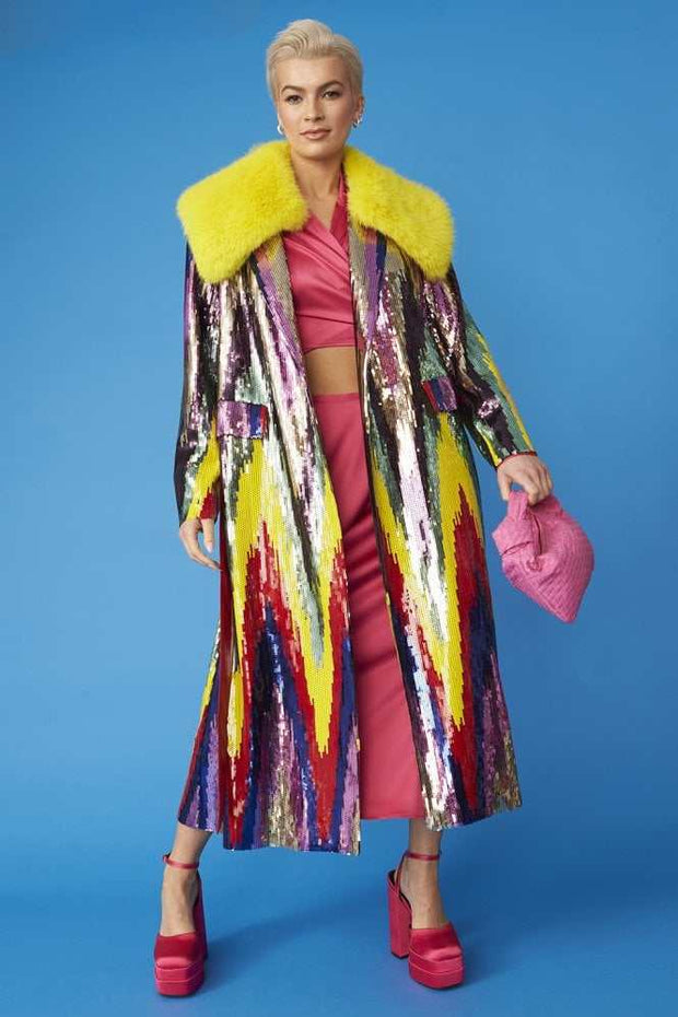 Devine Lux Multi- Coloured Sequin Trench CoatIntroducing the Devine Lux Multi-Coloured Sequin Trench Coat! 🌟 Step into a world of enchantment with this dazzling piece that effortlessly combines style and fun. DeVine Lux Clothing & ApparelDevine Lux Multi- Coloured Sequin Trench Coat