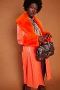 Devine Lux Orange Trench Style Belted Coat with Faux Fur Cuffs and ColDevine lux Orange Trench Style Belted Coat with Faux Fur Cuffs and CollarDeVine Lux Clothing & ApparelDevine Lux Orange Trench Style Belted Coat