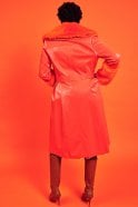 Devine Lux Orange Trench Style Belted Coat with Faux Fur Cuffs and ColDevine lux Orange Trench Style Belted Coat with Faux Fur Cuffs and CollarDeVine Lux Clothing & ApparelDevine Lux Orange Trench Style Belted Coat