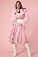Devine Lux Pink Trench Style Belted Coat with Faux Fur Cuffs and CollaStep into a world of charm and elegance with Devine Lux's Pink Trench Style Belted Coat! This enchanting piece features luxurious faux fur cuffs and collar, adding aDeVine Lux Clothing & ApparelDevine Lux Pink Trench Style Belted Coat