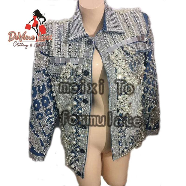 DeVine Lux Blue Jean Jacket Pearl Rhinestone Jacket🌟 Step into a world of enchantment with the DeVine Lux Blue Jean Jacket Pearl Rhinestone Jacket! 🌟



🌸 Embrace your inner fashion fairy with this magical piece tHomeDeVine Lux Clothing & ApparelDeVine Lux Blue Jean Jacket Pearl Rhinestone Jacket