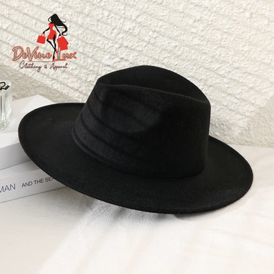 Devine Lux Felt Fedora Hat without Strap Avenue Zoe