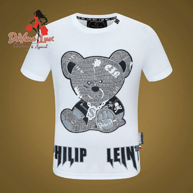 Devine Lux Teddy Bear Tops Casual Short Sleeved Tees Hight Quality Tshirt AliExpress
